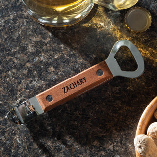 Personalized Wood Can Tapper Bottle Opener