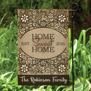 Home Sweet Home Personalized Garden Flag