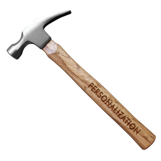 Curved-Claw Personalized Wood Hammer