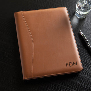 My Monogram Personalized Leather Padfolio