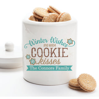 Winter Wishes Personalized Treat Jar