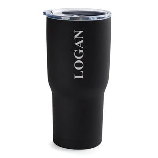 My Name Personalized 24 Oz. Black Travel Mug