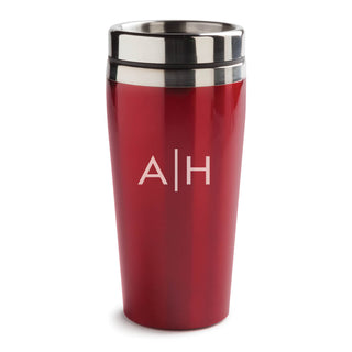 My Initials Personalized 16 Oz. Red Travel Mug