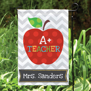 A Plus Teacher Personalized Garden Flag