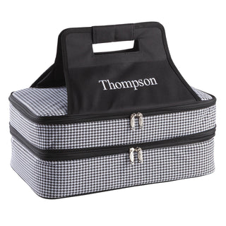 Personalized Houndstooth Entertainer Tote