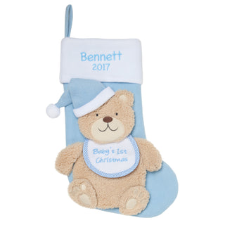 Baby Boy's 1st Christmas Personalized Stocking