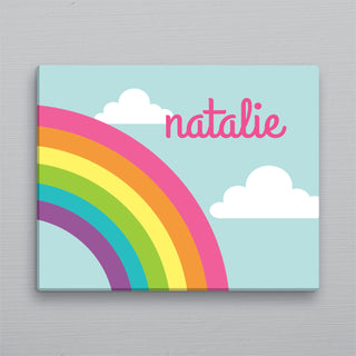 My Name 11x14 Personalized Rainbow Canvas