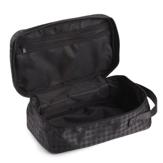 Personalized Men's Black Travel Dopp Kit