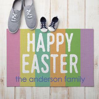 Happy Easter Personalized Doormat