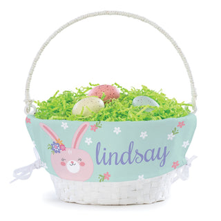 Girl Bunny Personalized Easter Basket