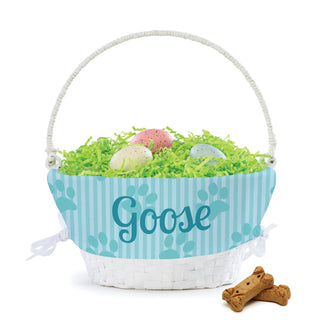 Personalized Boy Dog Easter Basket