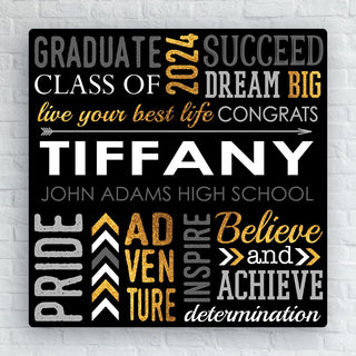 Happy Graduation Canvas