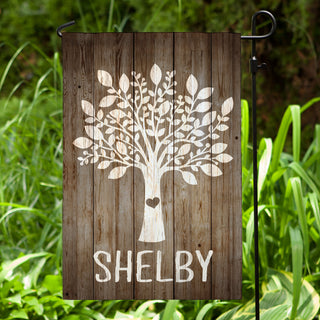 Our Family Tree Personalized Garden Flag