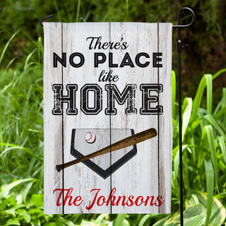 There's No Place Like Home Personalized Garden Flag