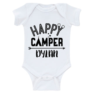 Happy Camper Personalized Infant Body Suit