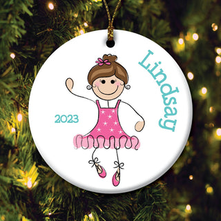 Personalized Ballerina Ornament