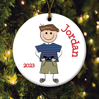 Personalized Little Gamer Ornament