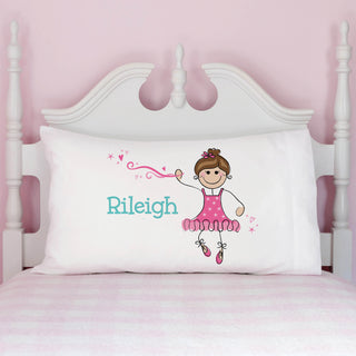 Personalized Ballerina Pillowcase