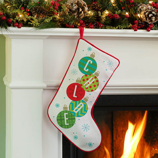 Ornament Name Personalized Stocking