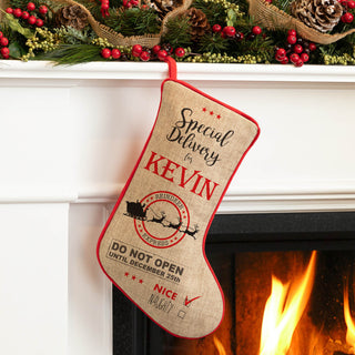 Special Delivery Personalized Stocking