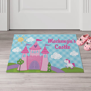 Welcome to My Castle Personalized Doormat - 18x27 Inch, 1/8" Thin