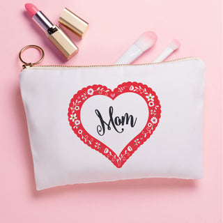 Hearts of Love Personalized Zipper Pouch