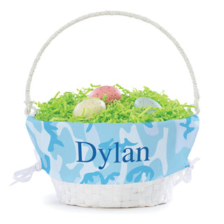 Cool Camo Personalized Easter Basket and Liner