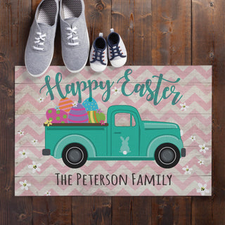 Easter Pickup Personalized Doormat