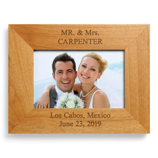 Custom Message Wood Picture Frame