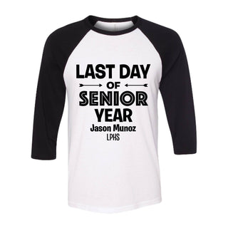 Last Day of School Autograph Adult Sports Jersey