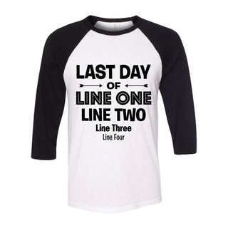 Last Day of School Autograph Adult Sports Jersey