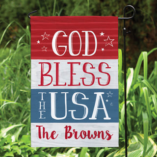 God Bless the USA Garden Flag