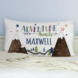 Adventure Awaits Personalized Pillowcase