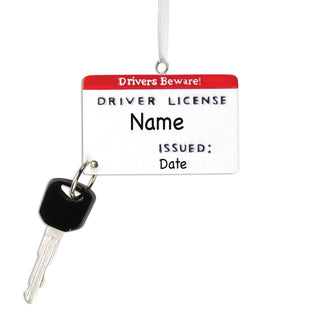 Drivers Beware! Personalized Ornament