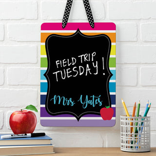 Teacher Personalized Dry-Erase Sign