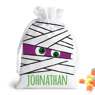 Halloween Mummy Drawstring Gift Pouch