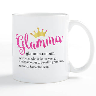 Glamma Personalized White Coffee Mug - 11 oz.
