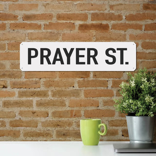 Prayer Street Wall Sign