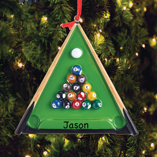 Billiards Personalized Ornament