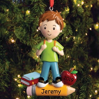 First Day Of School Boy Ornament