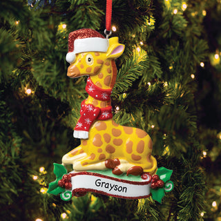 Giraffe Personalized Ornament