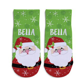 Christmas Character Face Personalized Toddler Socks