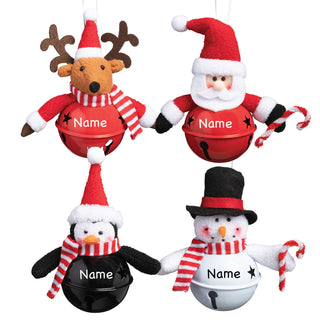 Jingle Bell Personalized Character Ornament