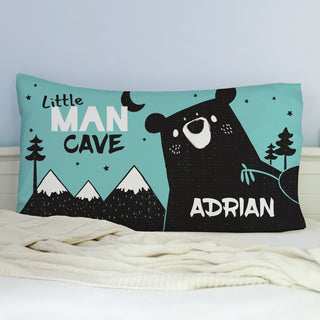 Lil Man Cave Personalized Pillowcase