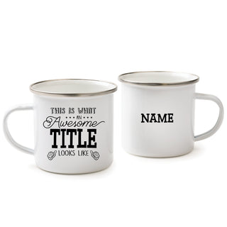 This Is What Awesome Looks Like Personalized Camp Mug - 11 oz.