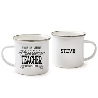 This Is What Awesome Looks Like Personalized Camp Mug - 11 oz.