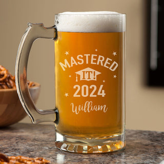 Graduation "Mastered It" Beer Mug