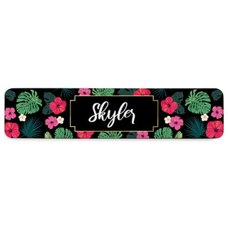 Tropical Flowers Personalized Wrist Rest