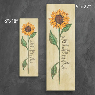 Flower That Blooms In Adversity 9x27 Canvas