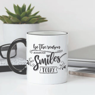 Be The Reason Personalized Black Handle Coffee Mug - 11 oz.